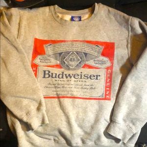 Budweiser xs crew neck sweatshirt